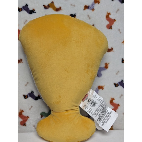 Disney Pillowfort Chip Decorative Pillow Beauty and the Beast Teacup Yellow New - Picture 5 of 6